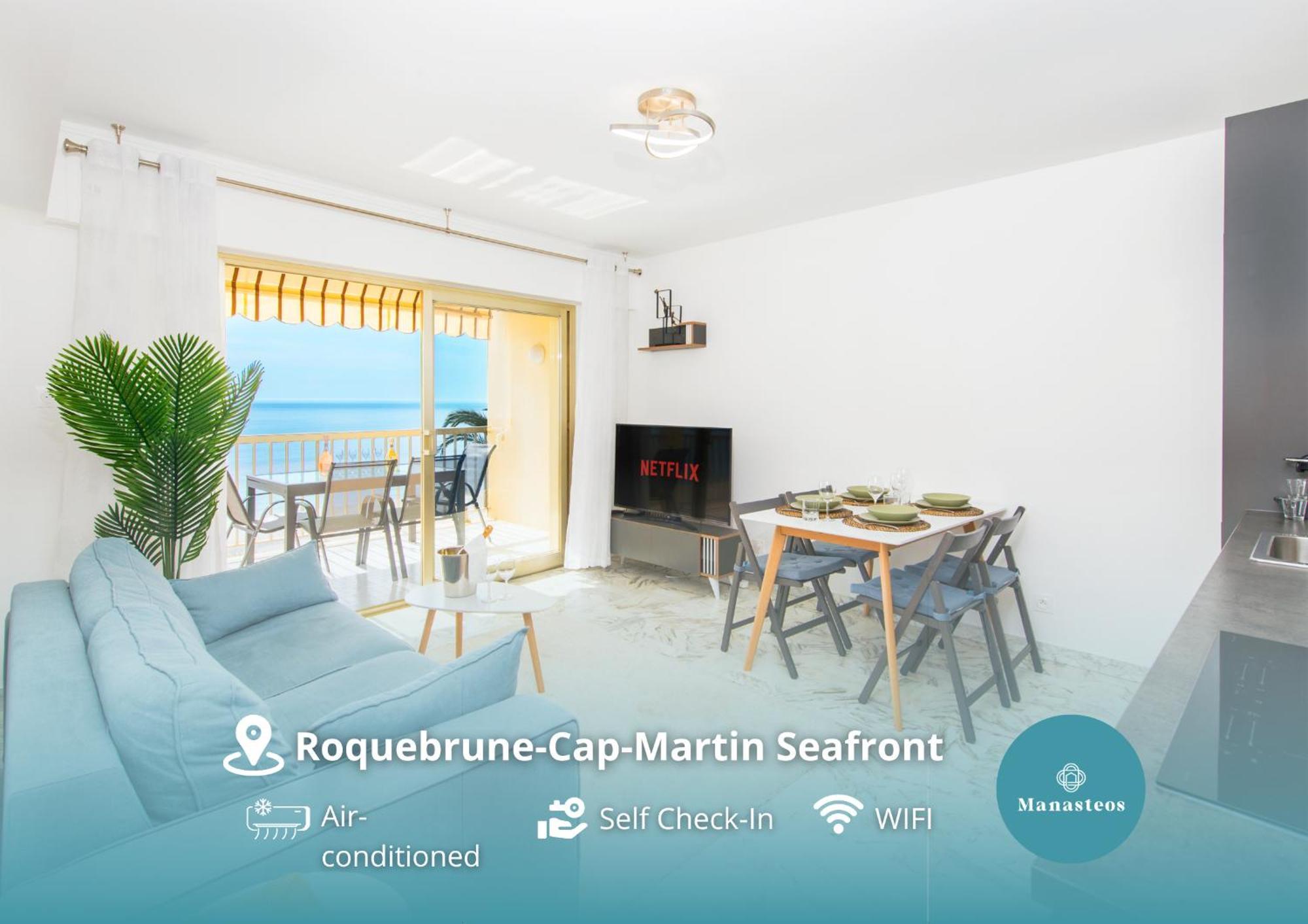 Roquebrune Plage - Terrace Splendid Sea View - BW 외부 사진